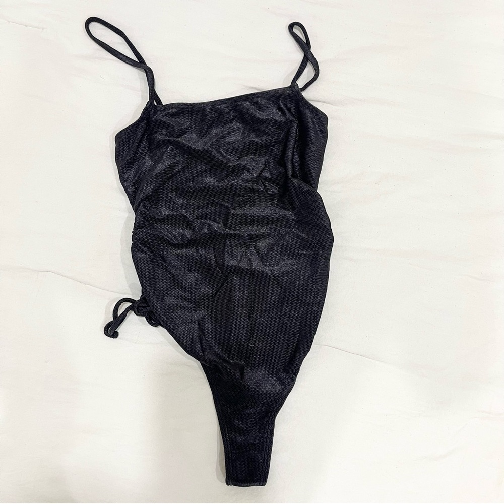 NWOT Black One Piece Swimsuit Size Small